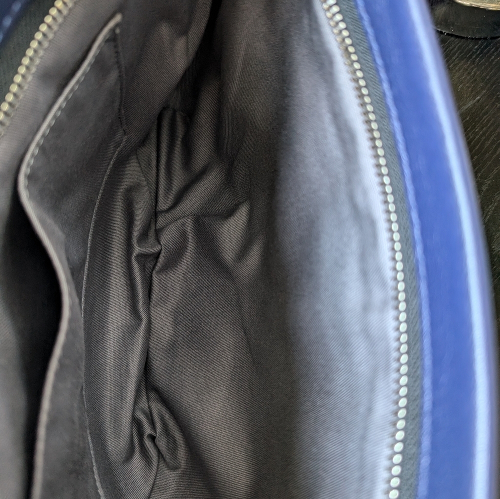 Coach Legacy Pink and Blue Clutch. - Picture 3 of 10